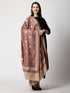 Women's Aari Embroidery Jammawar Wool Shawl